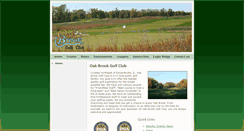 Desktop Screenshot of oakbrookgc.com